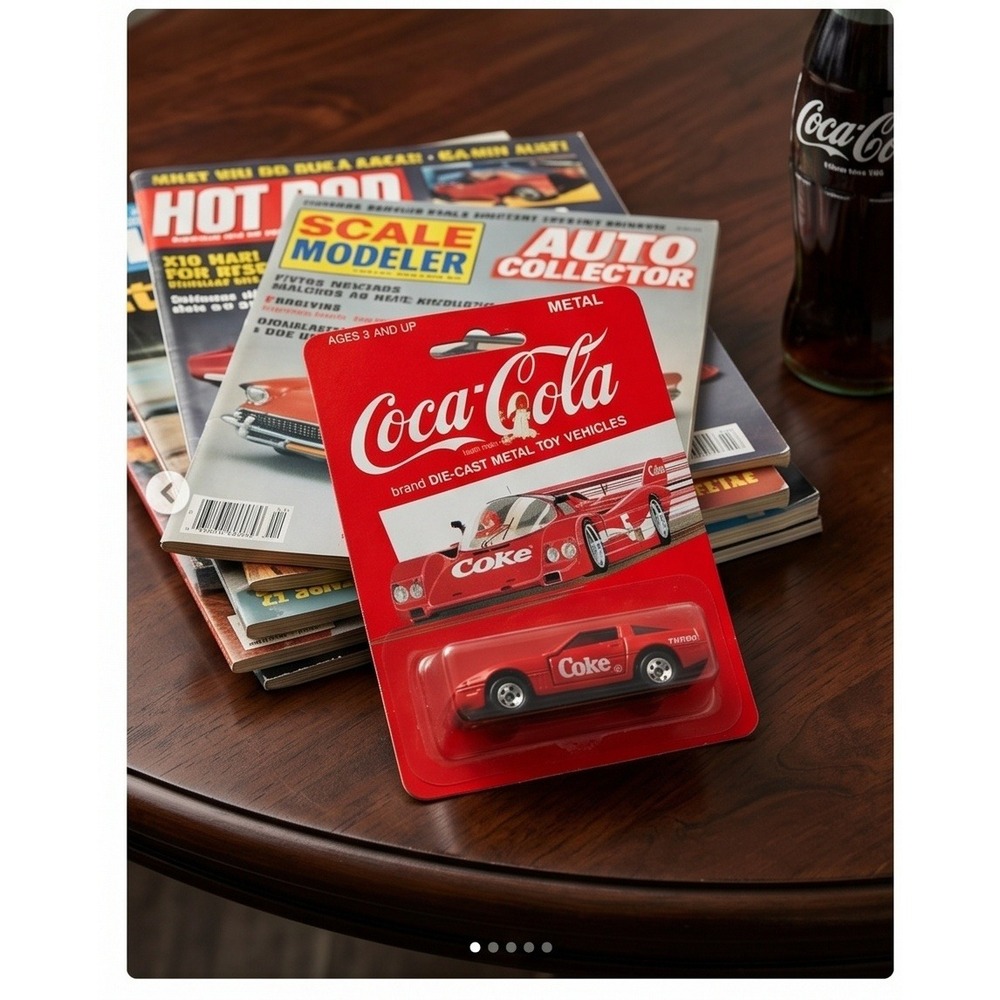 Vintage Coca-Cola Hartoy 1988‎ Die-Cast Metal Toy Vehicle Corvette Turbo Red NIP - Picture 10 of 10